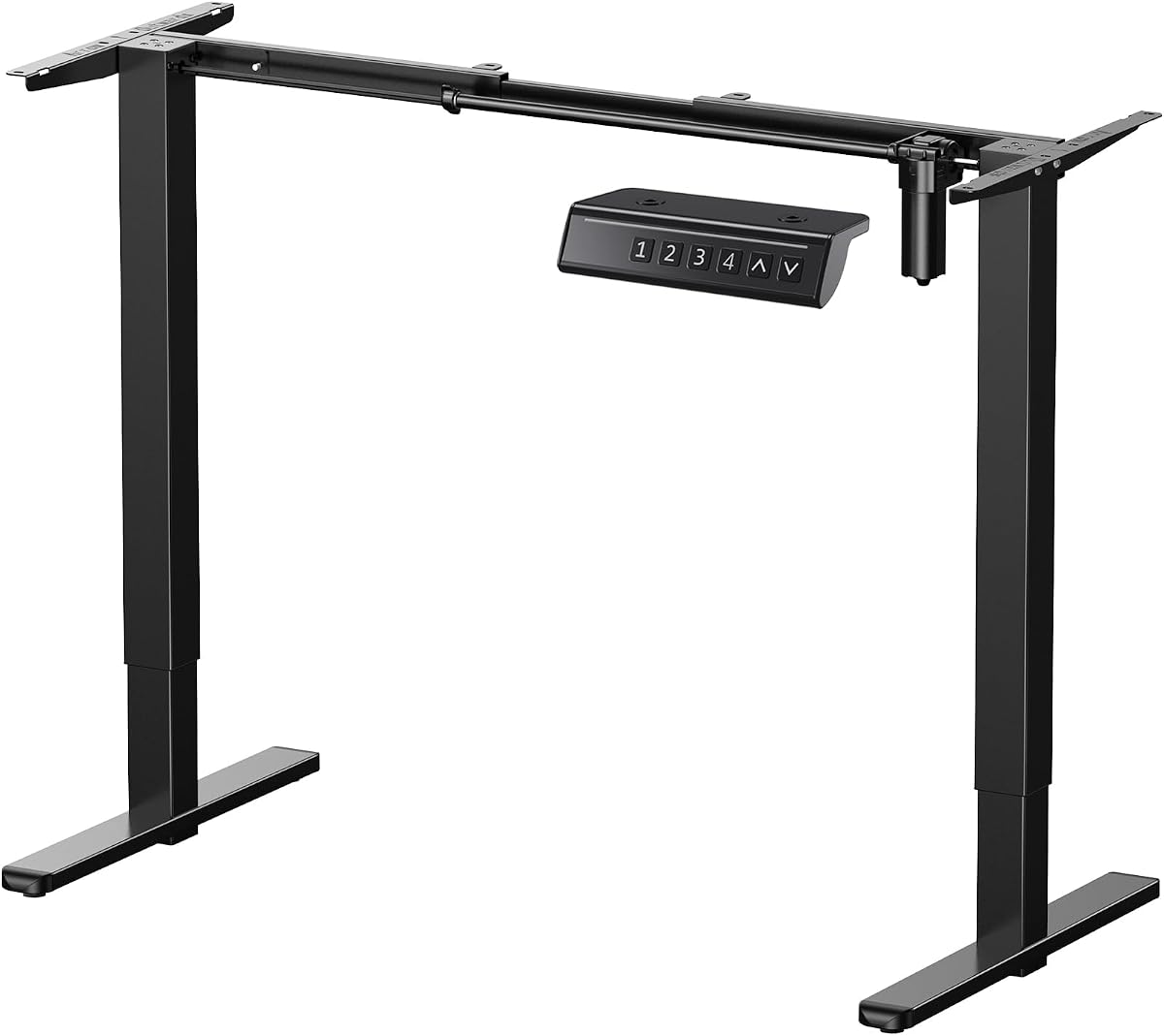 Electric Desk Frame, Single Motor - Black