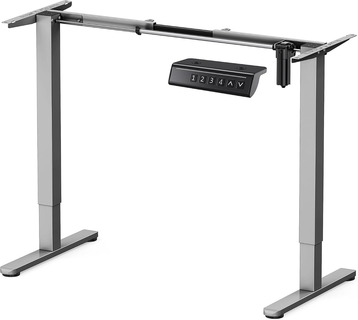 Electric Desk Frame, Single Motor - Grey
