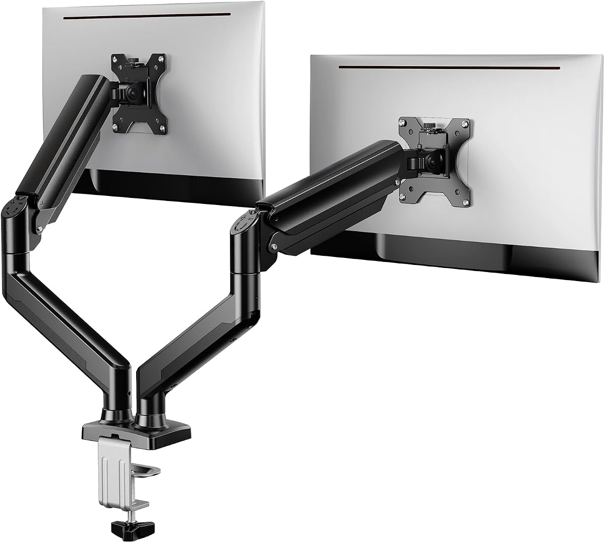 Steel Dual Monitor Mount, up to 33 in