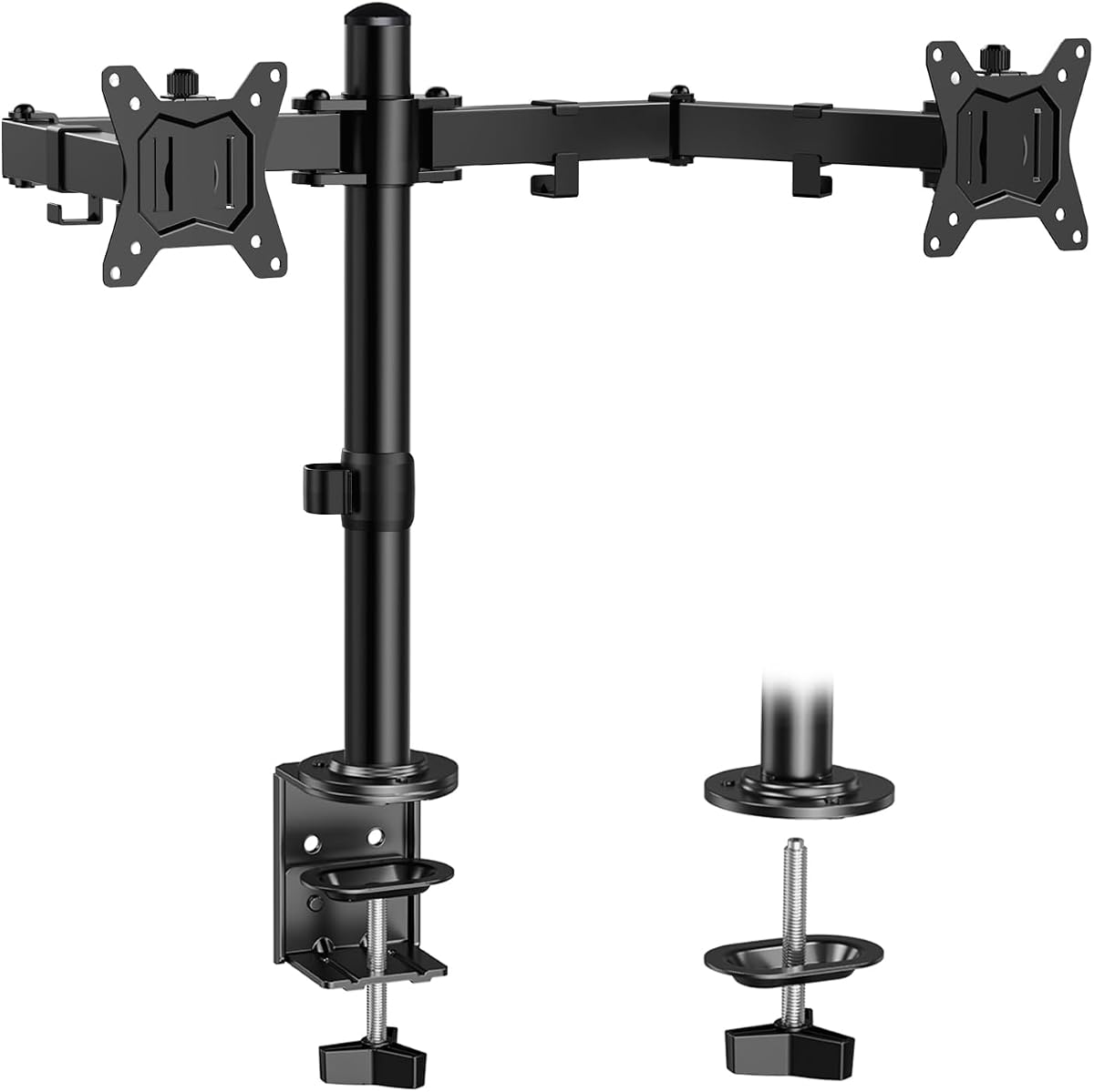 Heavy-Duty Dual Monitor Stand, up to 32 in