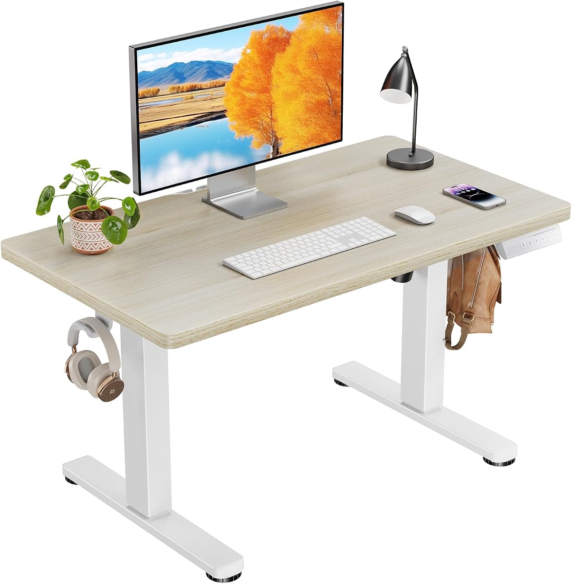 Low-Height Electric Standing Desk for Kids, 35 x 20 in