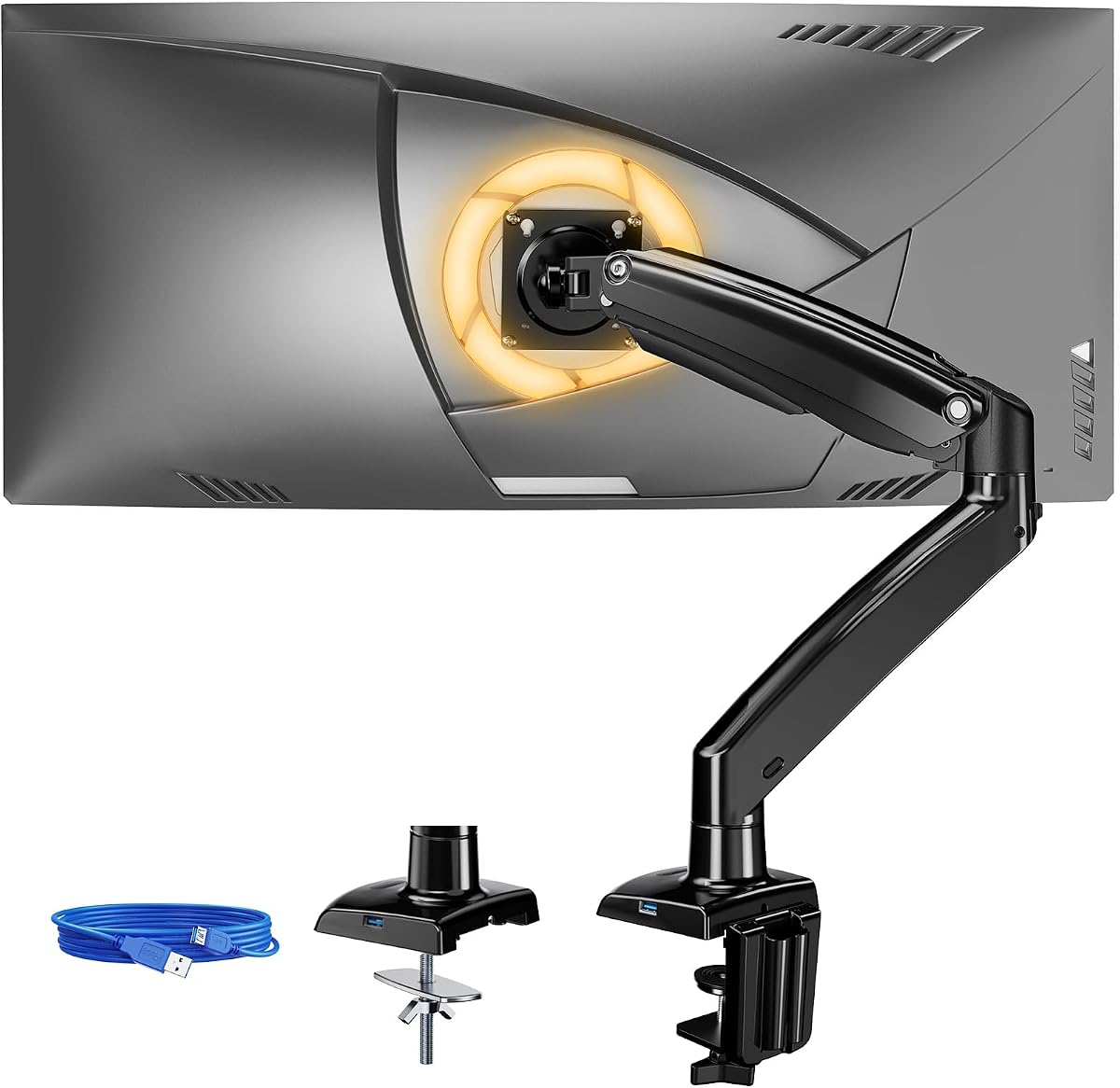 Aluminium Ultrawide Monitor Arm, 17 to 49 in